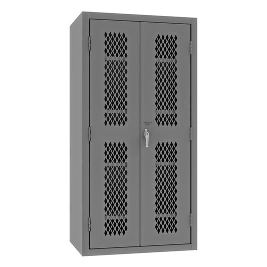 Centerline Dynamics Durham Ventilated Cabinets Durham Ventilated Shelves Cabinet, 14 Gauge, 4 Shelves, 36 x 24 x 72