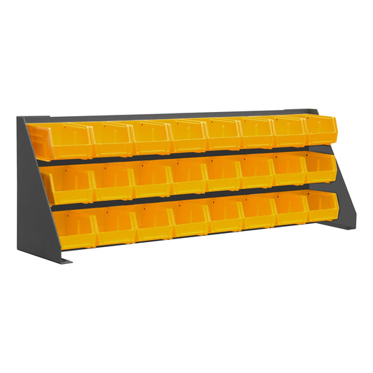 Centerline Dynamics Durham Wall Mounted Panels Durham Free Standing, 16 Gauge, Louvered Panel Rack, 35 x 9 x 13