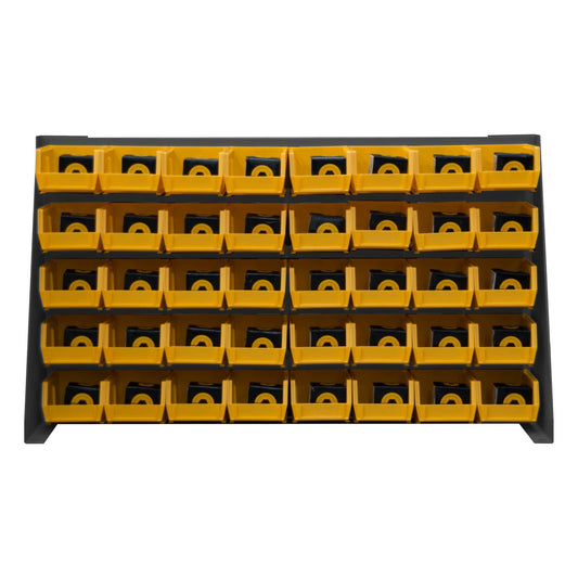 Centerline Dynamics Durham Wall Mounted Panels Durham Free Standing, 16 Gauge, Louvered Panel Rack, 35 x 9 x 24