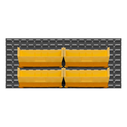 Centerline Dynamics Durham Wall Mounted Panels Durham Wall Mountable, 16 Gauge, Louvered Panel Rack, 46 x 20