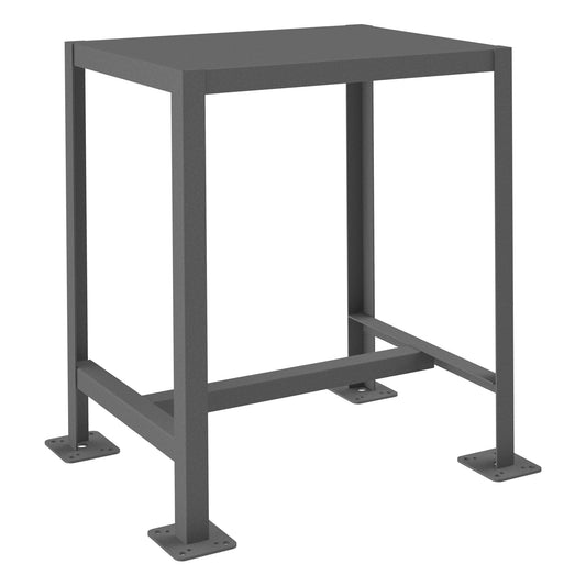 Centerline Dynamics Durham Workbenches 27-1/4 x 20-3/4 x 30-3/16 Durham MT Workbench, 18 x 24, Top Shelf Only, 14 Gauge Steel, 2000 lbs. Capacity, Textured Powder Paint, Gray
