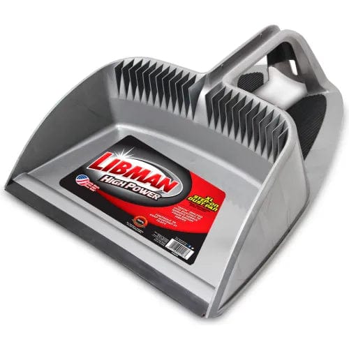 Centerline Dynamics Dust Pans 16" Step-On Dustpan, Silver - 2126 - Pkg Qty 4