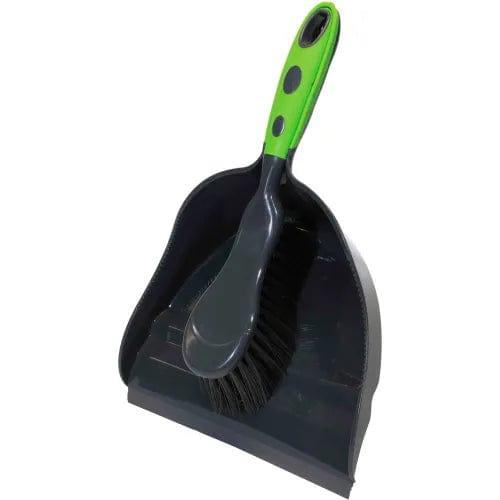 Centerline Dynamics Dust Pans Dust Pan & Brush Combo, Black - 96423 - Pkg Qty 12