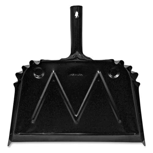 Centerline Dynamics Dust Pans Dust Pan, Metal, 20 Gauge Steel, 12", Black