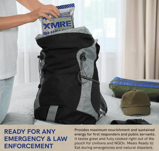 Centerline Dynamics Emergency Kit XMRE Blue Line Emergency Food - Case of 12 Meals