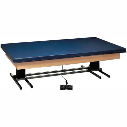 Centerline Dynamics Exam & Treatment Tables Deluxe Electric Hi-Low Upholstered Mat Platform Table, 84"L x 48"W x 23" - 32"H