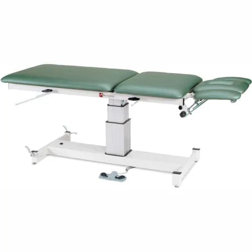 Centerline Dynamics Exam & Treatment Tables Electric Pedestal Hi-Low Treatment Table, 5-Section, 76"L x 27"W x 24" - 36"H