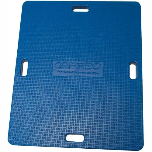 Centerline Dynamics Exercise & Fitness 15" x 18" Rectangular Wobble/Rocker Board, 1"H, Yellow