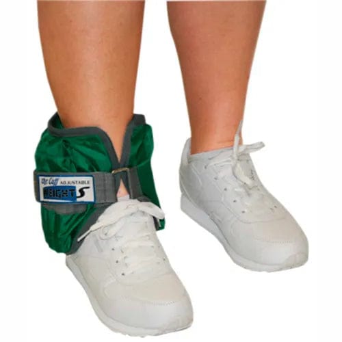Centerline Dynamics Exercise & Fitness Adjustable Adult Ankle Weight, 5 lb., Green
