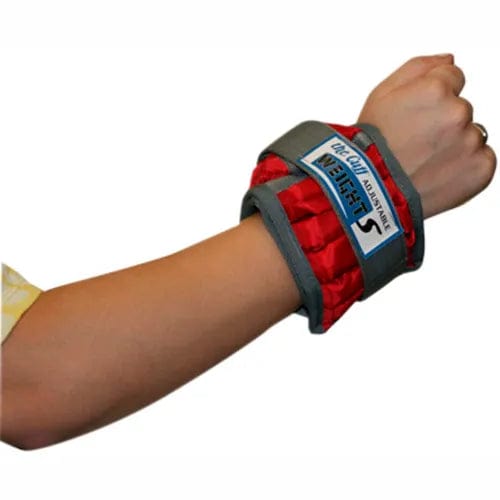 Centerline Dynamics Exercise & Fitness Adjustable Adult Wrist Weight, 4 lb., Red