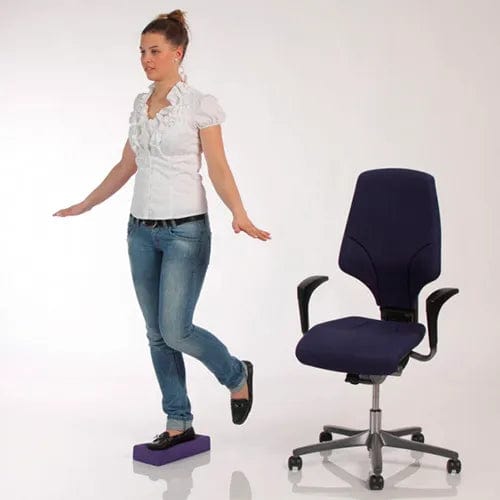 Centerline Dynamics Exercise & Fitness Balance Block, 13"L x 5.9"W x 2.8"H, Gray