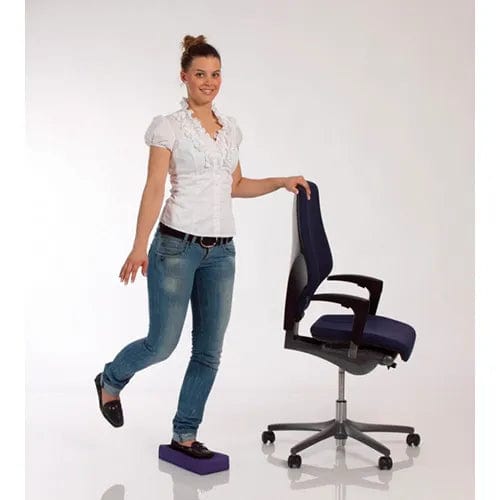 Centerline Dynamics Exercise & Fitness Balance Block, 13"L x 5.9"W x 2.8"H, Gray