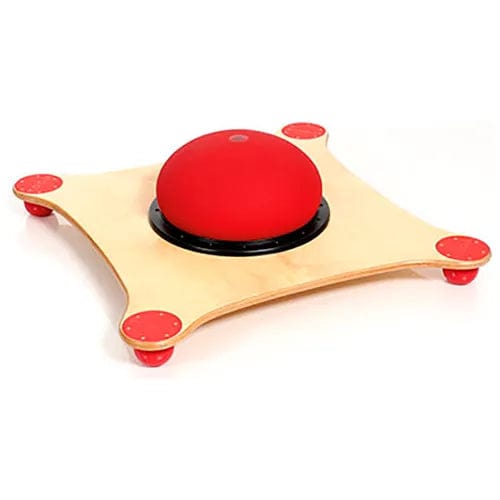 Centerline Dynamics Exercise & Fitness Balance Board, Birch Wood with Red Balls