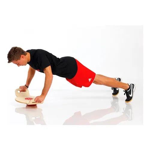 Centerline Dynamics Exercise & Fitness Balance Board, Birch Wood with Red Balls