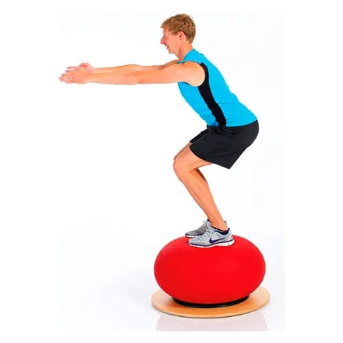 Centerline Dynamics Exercise & Fitness Balance Trainer, 34" Diameter x 22", Red