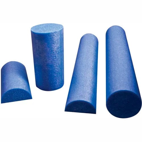 Centerline Dynamics Exercise & Fitness Blue PE Foam Roller, Round, 6" Dia. x 12"L