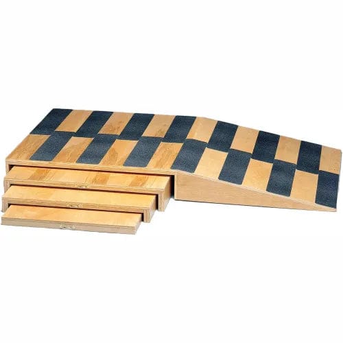 Centerline Dynamics Exercise & Fitness Curb and Ramp Training Set, 44"L x 84"W x 8"H Ramp Platform