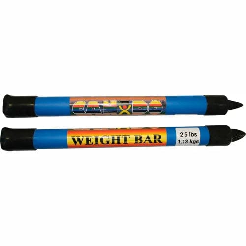 Centerline Dynamics Exercise & Fitness Exercise Weight Bar, 2.5 lb., Blue, 2 Each