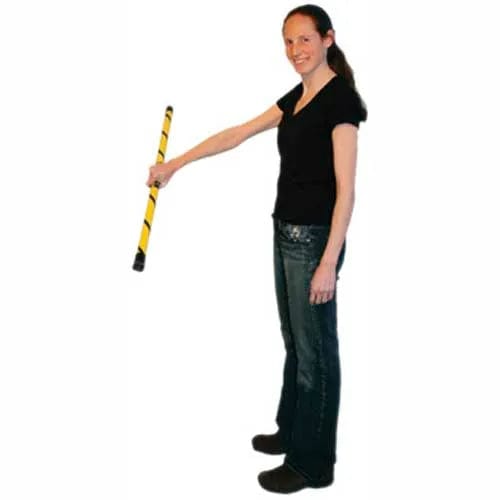 Centerline Dynamics Exercise & Fitness Exercise Weight Bar, 2.5 lb., Yellow Stripe