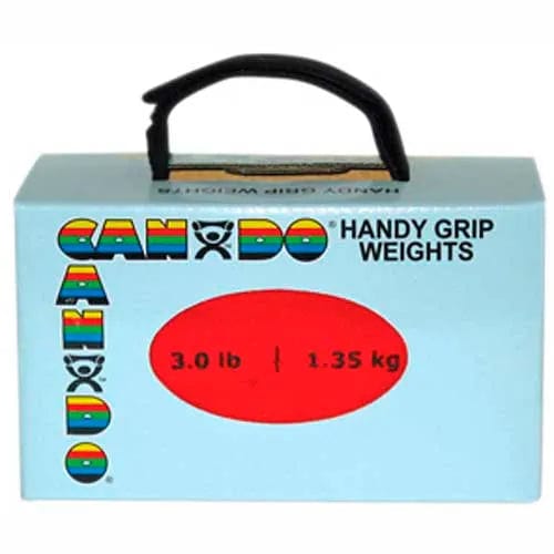 Centerline Dynamics Exercise & Fitness Handy Grip™ Weighted Ball, 3 lb., Red