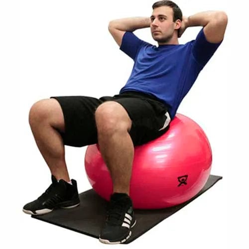 Centerline Dynamics Exercise & Fitness Inflatable Exercise Ball, Red 75 cm (30")