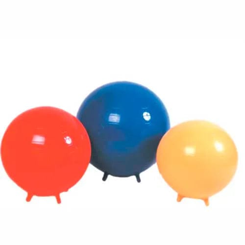 Centerline Dynamics Exercise & Fitness Inflatable Exercise Ball with Feet, Green, 26" (65 cm)