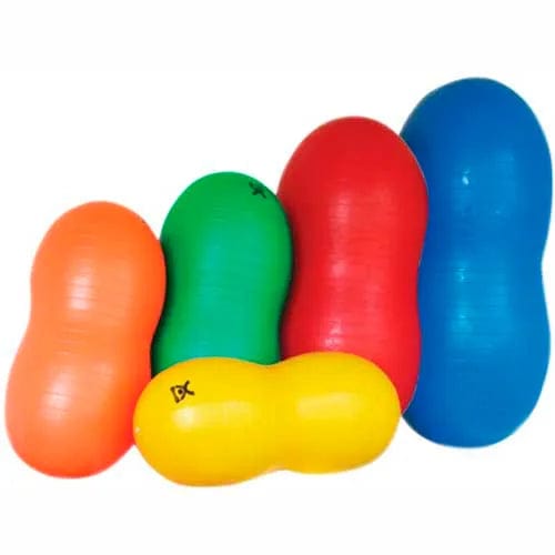 Centerline Dynamics Exercise & Fitness Inflatable Exercise Saddle Roll, Orange, 20" Dia. x 39"L