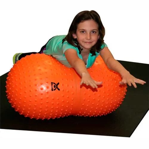 Centerline Dynamics Exercise & Fitness Inflatable Exercise Sensi-Saddle Roll, Orange, 20" Dia. x 39"L