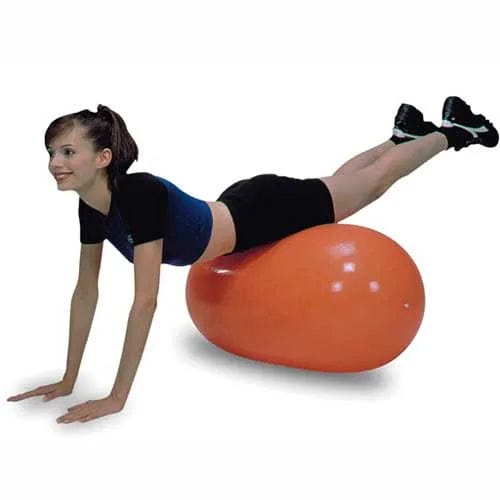 Centerline Dynamics Exercise & Fitness Inflatable Exercise Straight Roll, Orange, 20" Dia. x 39"L