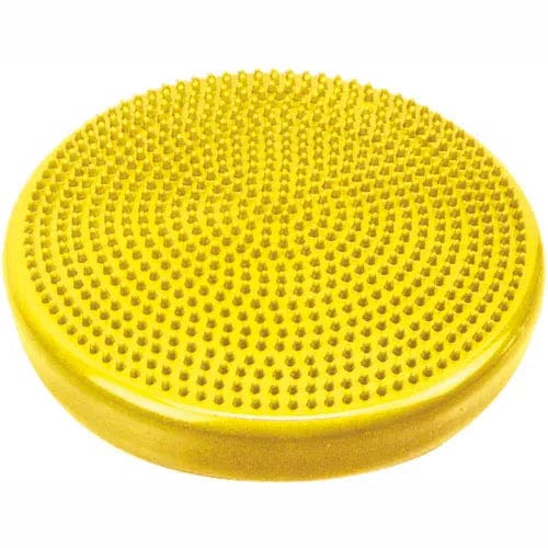 Centerline Dynamics Exercise & Fitness Inflatable Vestibular Seating/Standing Disc, 35 cm (14"), Yellow