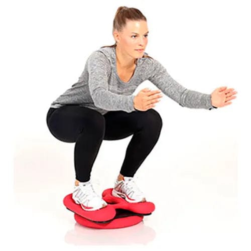 Centerline Dynamics Exercise & Fitness Ski Balance Trainer, Red