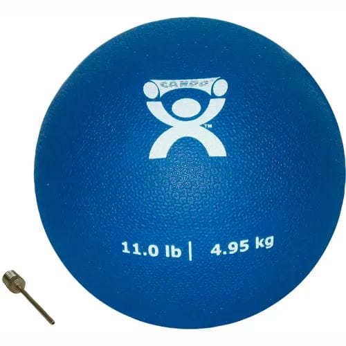 Centerline Dynamics Exercise & Fitness Soft Pliable Medicine Ball, 11 lb., 7" Diameter, Blue