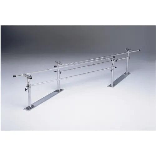Centerline Dynamics Exercise & Fitness Steel Base Folding Parallel Bars, Height and Width Adjustable, 10' L