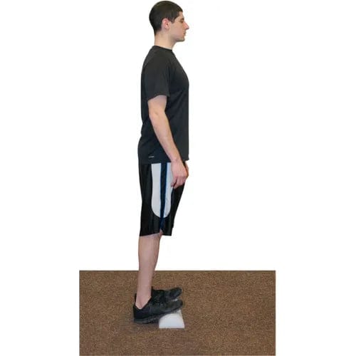 Centerline Dynamics Exercise & Fitness White PE Foam Roller, Half-Round, 6" Dia. x 12"L