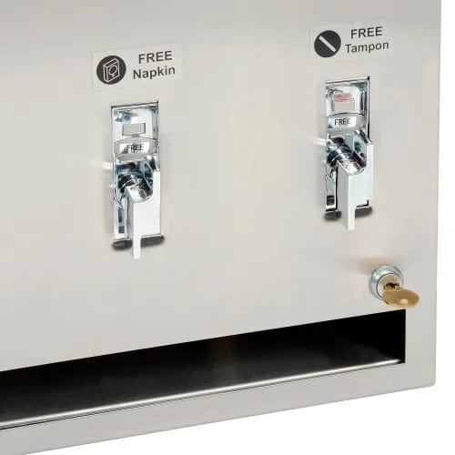 Centerline Dynamics Feminine Hygiene Dispensers ASI® Surface Mounted Tampon and Napkin Dispenser - 0864-F