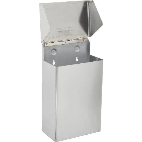 Centerline Dynamics Feminine Hygiene Dispensers Frost Surface Mounted Sanitary Napkin Disposal - Stainless - 622