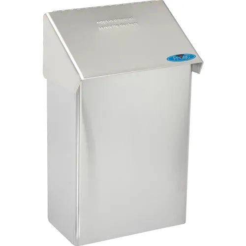 Centerline Dynamics Feminine Hygiene Dispensers Frost Surface Mounted Sanitary Napkin Disposal - Stainless - 622