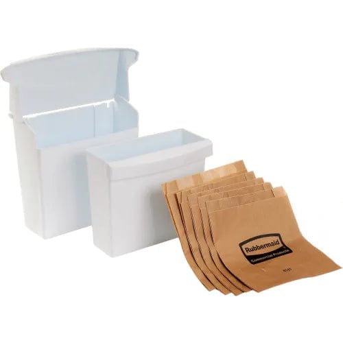 Centerline Dynamics Feminine Hygiene Dispensers Rubbermaid® Wall Mounted Sanitary Napkin Receptacle - FG614000 WHT