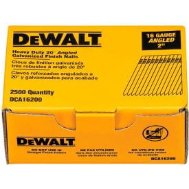 Centerline Dynamics Finish Nails 20° Angled Finish Nails 16 Gauge 2"L 2500/Box