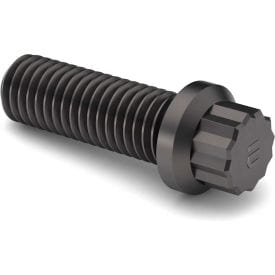 Centerline Dynamics Flange Bolts 3/4-10 x 2-1/2" 12 Point Flange Screw - 170M PSI - Steel - Plain - Full Thread - UNC - Pkg of 5