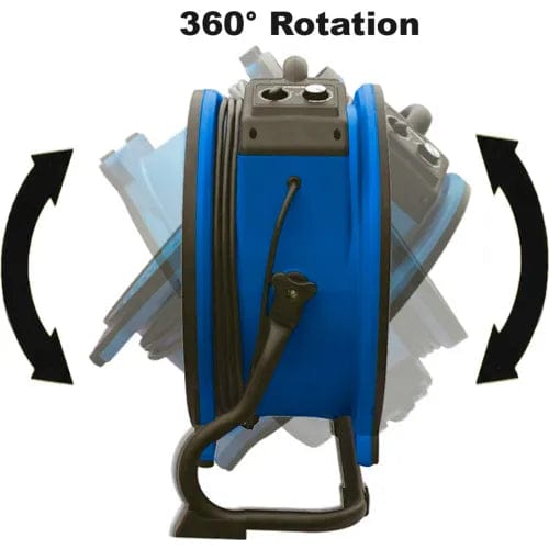 Centerline Dynamics Floor Machines & Vacuums Industrial Axial Fan With Daisy Chain, Variable Speed, 1/4 HP, 1720 CFM