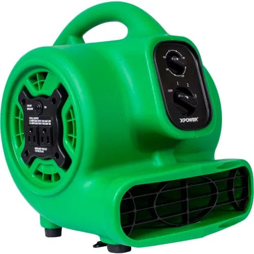 Centerline Dynamics Floor Machines & Vacuums Mini Air Mover With Daisy Chain & 3 Hour Timer, 3 Speed, 1/5 HP, 800 CFM
