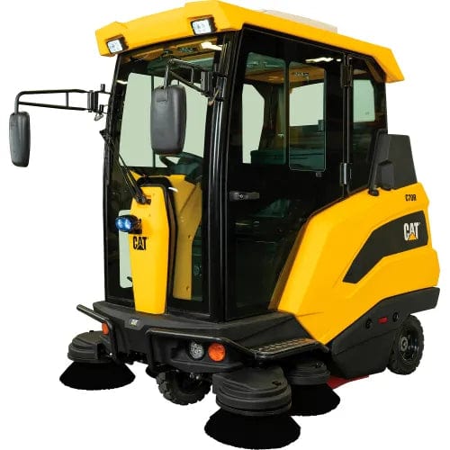 Centerline Dynamics Floor Machines & Vacuums Ride-On Sweeper with AC Cabin, 70" Cleaning Path