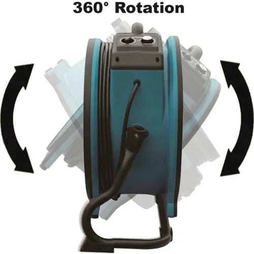 Centerline Dynamics Floor Machines & Vacuums Stackable Axial Fan With 3-Hour Timer, Variable Speed, 1/3 HP, 3600 CFM