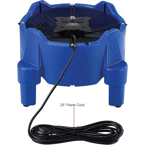 Centerline Dynamics Floor Machines & Vacuums Vertical Floor Dryer/Blower, 1 Speed, 1/4 HP, 2800 CFM