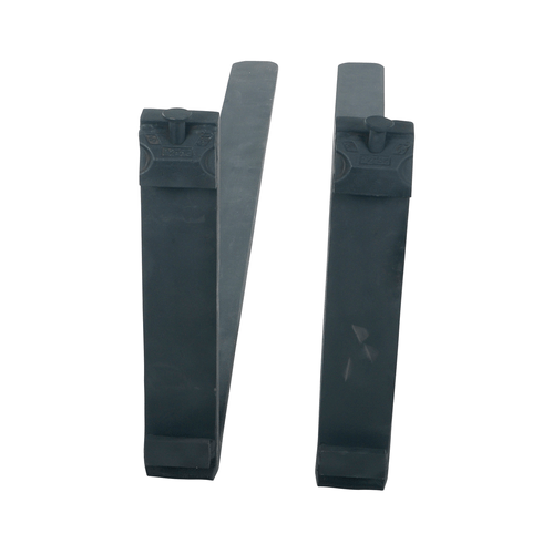 Centerline Dynamics Forklift Attachments Vestil Forged Steel Forks with Carriage Pin 60 In. x 1-1/2 In. 4,000 Lb. Capacity Black F4-1.50-60-CPL