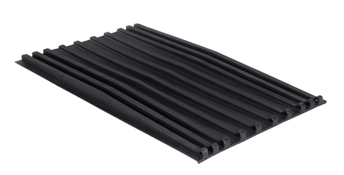 Centerline Dynamics Forklift Attachments Vestil Polyethylene Heavy Duty D Style Hopper Lid (Use with 1-1/2 Cubic Yard Hoppers) Black PLID-D-150
