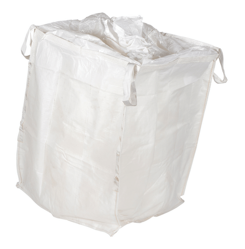 Centerline Dynamics Forklift Attachments Vestil Polypropylene Coated Fabric Hopper 40 Cubic Foot 3,300 Lb. Capacity White FAB-H-45