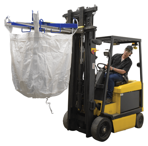 Centerline Dynamics Forklift Attachments Vestil Steel Bulk Bag Lifter 39-15/16 In x 53-1/2 In x 11-9/16 In 4000 Lb. Capacity Blue BBL-4
