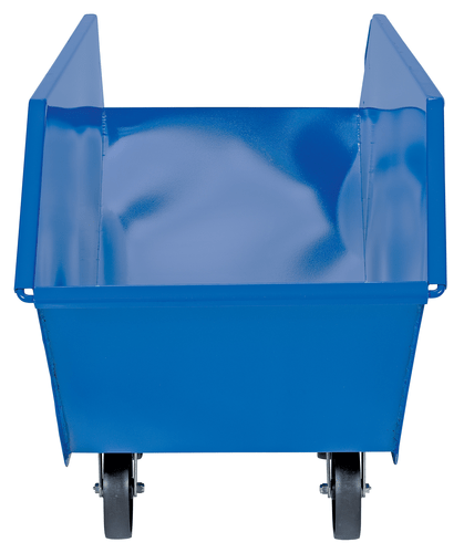 Centerline Dynamics Forklift Attachments Vestil Steel Chip and Waste Trucks 17.5 Cubic Feet 1500 Lb. Capacity Blue CHIP-17.5